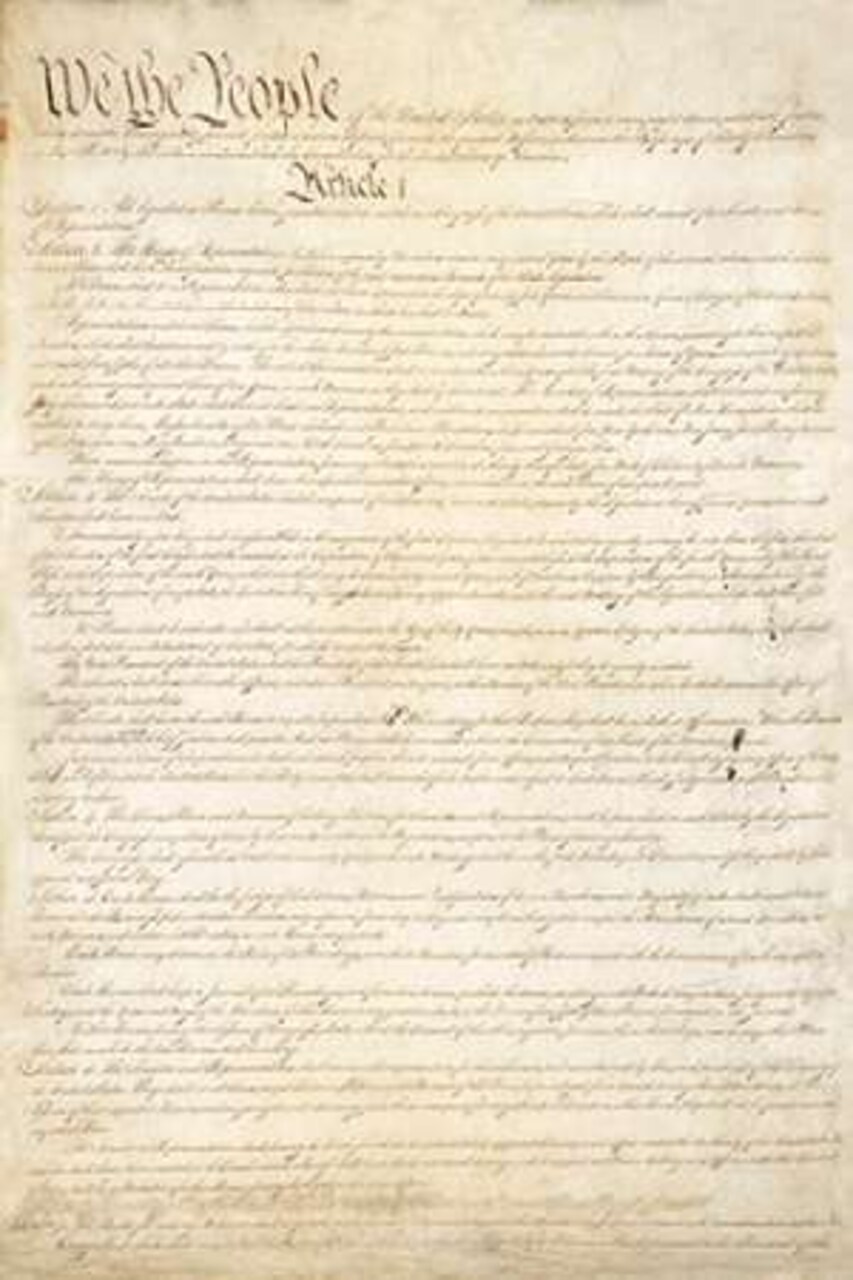 Constitution of the United States, 1787 Poster Print by Constitutional Convention - Item # VARPDX456133